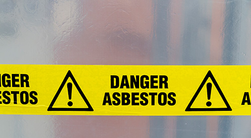 Danger Asbestos Tape